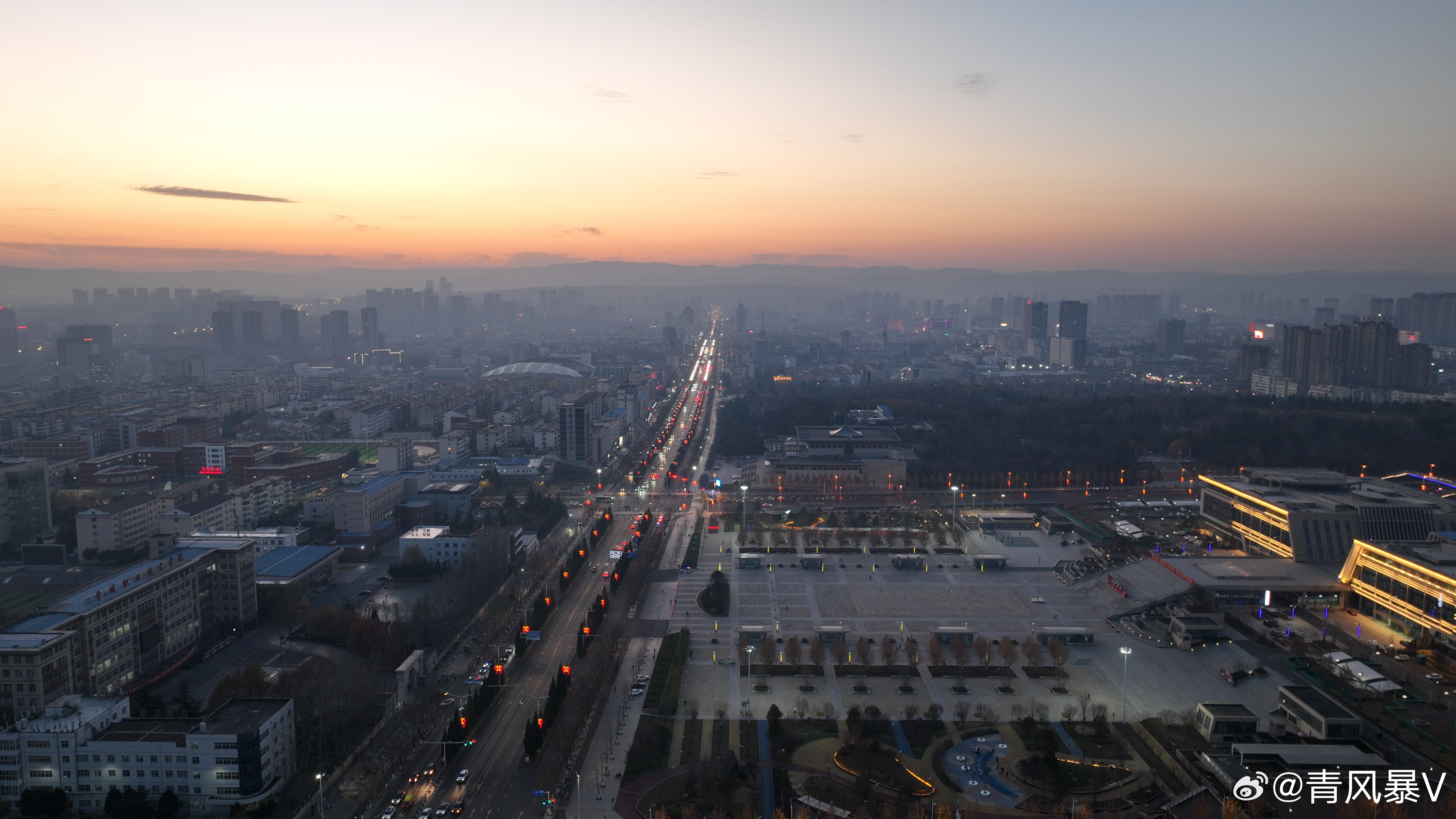 夜幕下的晋城古街,晋城夜景初现